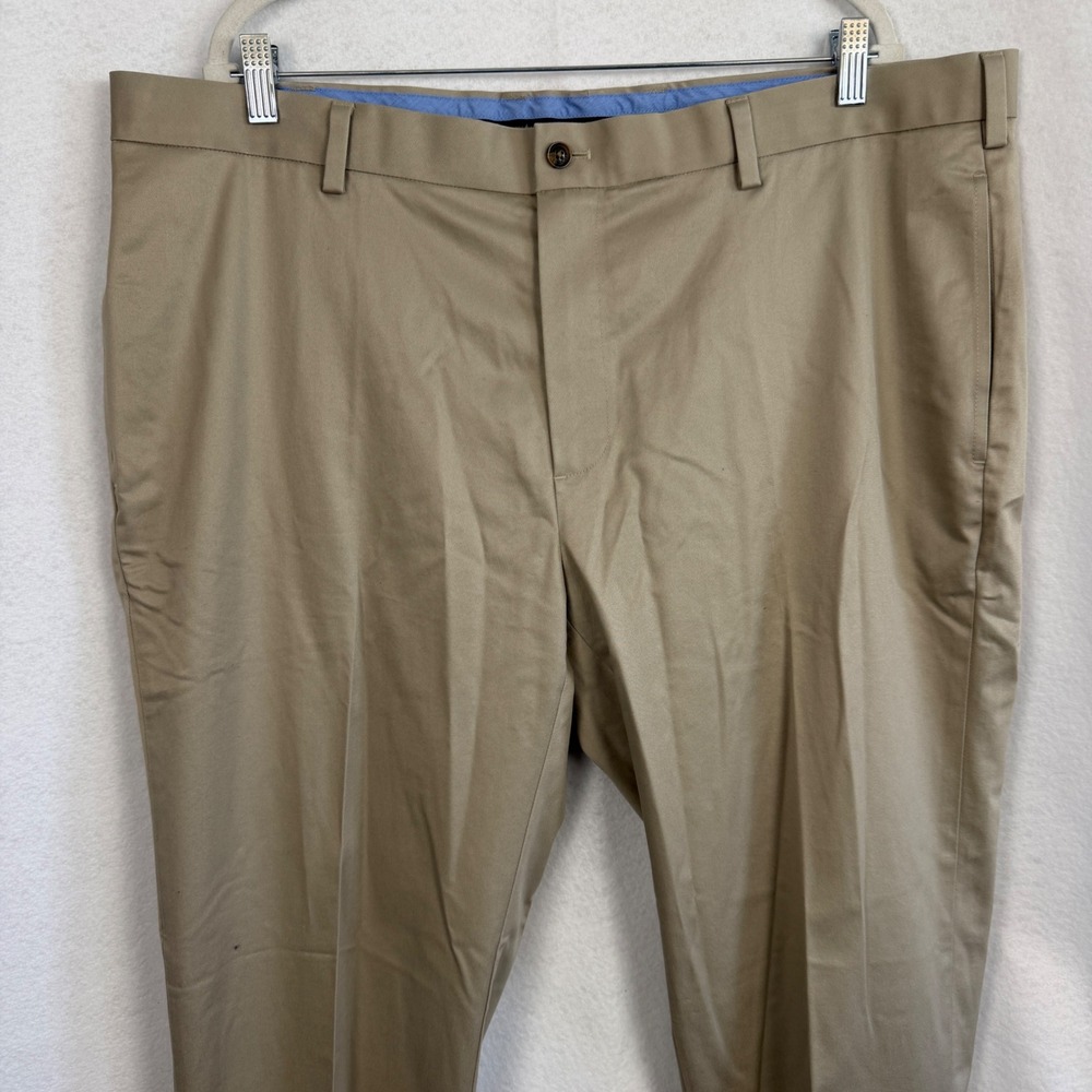 Brooks Brothers Pants Lightweight Advantage Chino Khaki Mens 42x32 Regular Fit - Picture 3 of 11